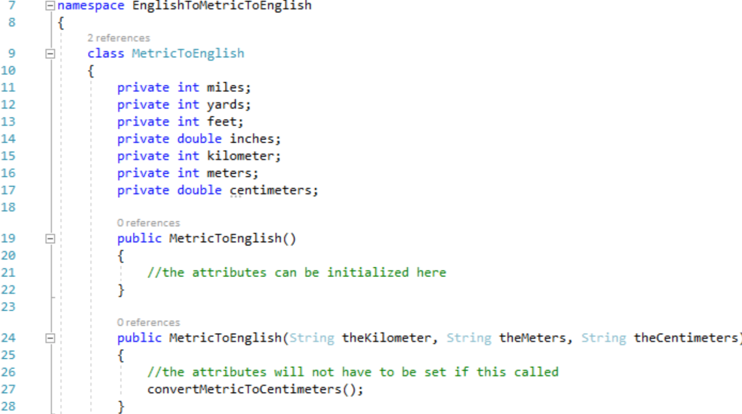 EnglishtoMetric